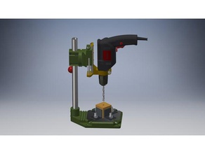 rack drill 3d model art tools 3dmodel drilling guide holder press models rocket scale 3d print model - Mito3D
