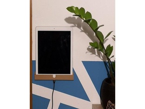 montaje de pared ipad air tablet 3d print model - Mito3D