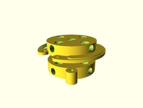 parametrik manyetik anahtarı diy mıknatıslar 3d print model - Mito3D