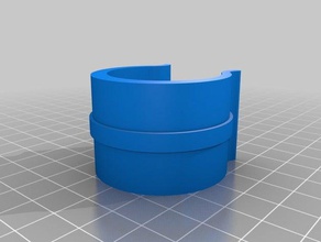 pipe clamp 1 18-Zoll-Gewächshaus outdoor Garten 3d print model - Mito3D