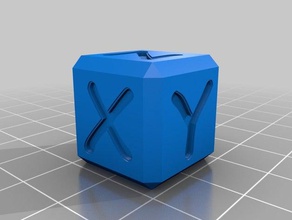 pz xyz Kalibrierung cube 3d drucken 20x20mm 20x20x20 caliration test wrfel 3d print model - Mito3D