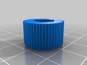 tuerca para accesorios c&aacutemaras soportes gps etc es utilizado varios outros porca hexagonal 3d print model - Mito3D