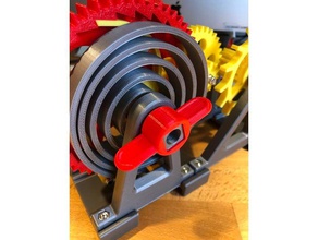 winding key watch escapement desk toy construction toys clock clockwork 3d print model - Mito3D