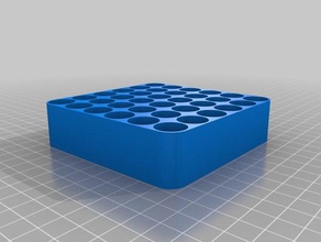 Batterie-organizer, Halter 6x6 aa - Organisation angepasst 3d print model - Mito3D