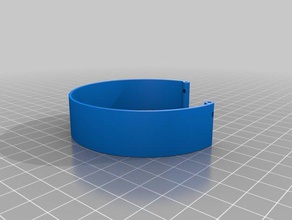 my customized one-piece watch band accessories 3d print model - Mito3D