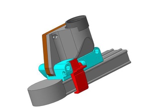 adaptateur p90 sport à l'extérieur 6mm airsoft swat ik 3d print model - Mito3D