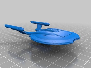 enterprise nx-01 reformar 12500 escala solidificado ajustado sladlp de impresión vehículos la federación flota estelar star trek uss 3d print model - Mito3D
