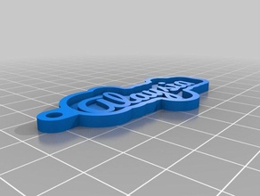 alaysia keychains customized 3d print model - Mito3D