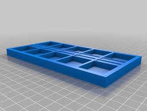 smd component tray 2x5 electronics 3d print model - Mito3D