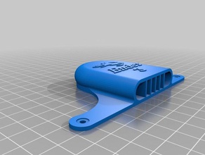 ender 3 de la tapa del ventilador logotipo 3d impresora partes creality 3d print model - Mito3D