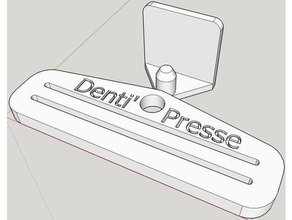 dentipresse banyo dentifrice diş macunu Sıkacağı 3d print model - Mito3D