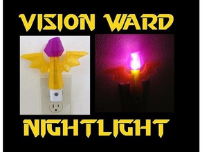 ligue des légendes de la vision inspirée paroisse lumière nuit décor contrôle gem vert lol veilleuse pink ward vue singstones 3d print model - Mito3D