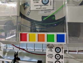 filament color swatch kit 3d printing storage material organization 3d print model - Mito3D