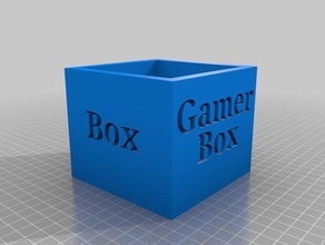 gamer box 3d printing 3d print model - Mito3D