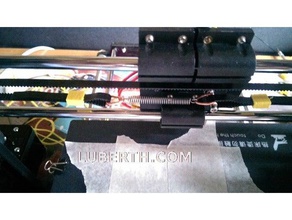 3d printer belt conversion pullspring tension printers 3d print model - Mito3D