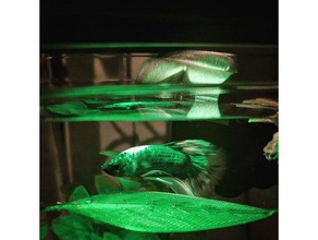betta leaf hammock animals aquarium fish fishtank 3d print model - Mito3D