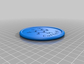 caffeine coaster lip 3d printing 3d print model - Mito3D