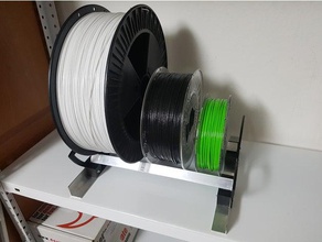 filament tutucu depolama alu profil 20 mm raflar 3d yazıcı aksesuarlar 3d print model - Mito3D