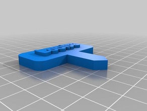 louise bolo de sinal ao ar livre jardim personalizado 3d print model - Mito3D