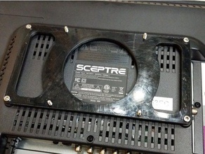 adaptateur vesa plaque de 200 mm 100 ordinateur accessoires informatiques montage 3d print model - Mito3D