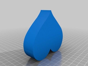harley heart 3d print model - Mito3D