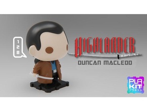 highlander duncan macleod tv series toys games action figure adrian paul collectible collection figurine miniature movie plakit purakito toymaker show 3d print model - Mito3D