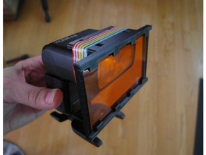 color gel holder neewer rectangular flash gels camera 3d print model - Mito3D