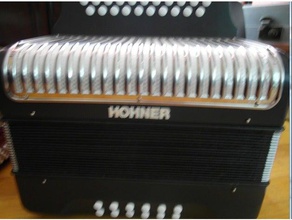 hohner akordeon logo müzik panter 3d print model - Mito3D