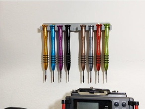 gioiellieri cacciavite rack organizzazione hobby titolare strumento di supporto workshop 3d print model - Mito3D