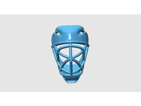 máscara de goleiro hockey esporte ao ar livre 3d print model - Mito3D