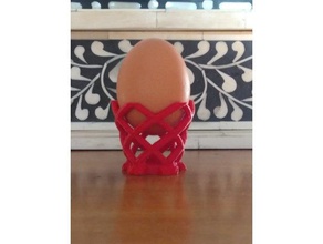 one egg basket art easter easteregg cup holder 3d print model - Mito3D