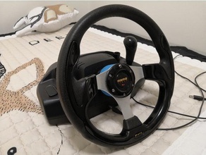 logitech momo racing force feedback wheel adpter bricolage 3d print model - Mito3D