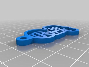 rolf de porte-clés personnalisé 3d print model - Mito3D