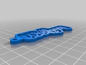 wolfgang Schlüsselanhänger angepasst 3d print model - Mito3D
