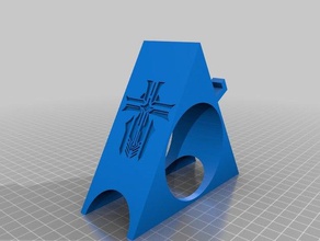iron blood phone stand mobile azurlane 3d print model - Mito3D