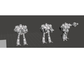 robotech masters gister dohl lejyoner komutan kırmızı set 3 adet bioroid oyunlar İmparatorluğu Deutch wargame 3d print model - Mito3D