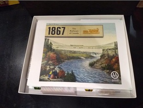 1867 railways canada boardgame boxes toy accessories 1861 18xx organizer board game 3d print model - Mito3D
