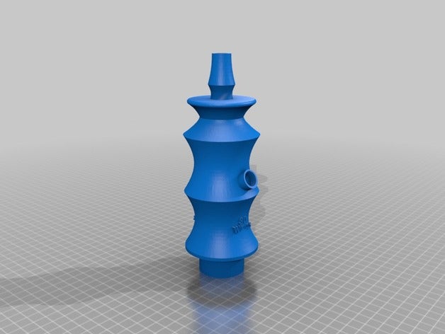 hookah functional more stable remix household diyhookah shisha 3D print model - Mito3D