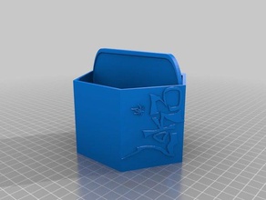 hexagonal fone do gancho 3d impressão 3d print model - Mito3D