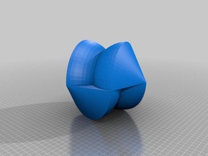 metade sphericon brinquedos jogos 3d print model - Mito3D