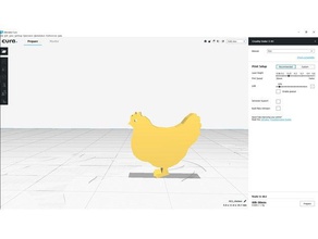 chicken wall art 3d print model - Mito3D