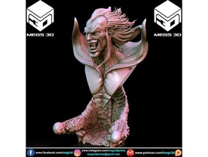 mephisto heykeller 3d model prinatble baskı marvel megs empinado megs3d stl kötü adam 3d print model - Mito3D