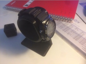 Uhr Inhaber 3d drucken Schreibtisch desktop office watch stand 3d print model - Mito3D