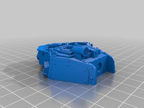 russ turret 183mm 3mm hole toy game accessories 28mm 40k astra militarum imperial guard miniature warhammer warhammer40k 3d print model - Mito3D