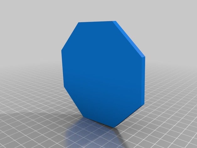 octágono arte 3D print model - Mito3D