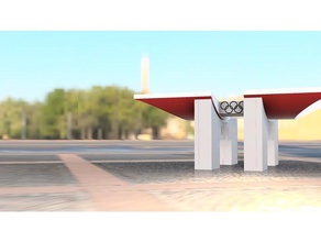 olympic park world peace gate buildings structures korea seoul 3d print model - Mito3D