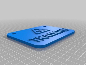training signs logos customized 3d print model - Mito3D