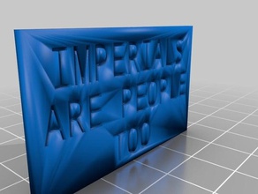 imperiali di gente arte 3d print model - Mito3D