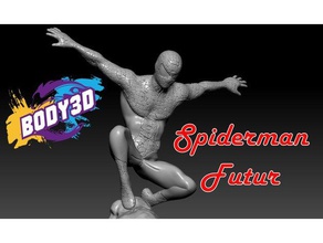 futur de spiderman las esculturas art vengadores viniendo el ventilador fanart la estatuilla casa marvel ultimate 3d print model - Mito3D