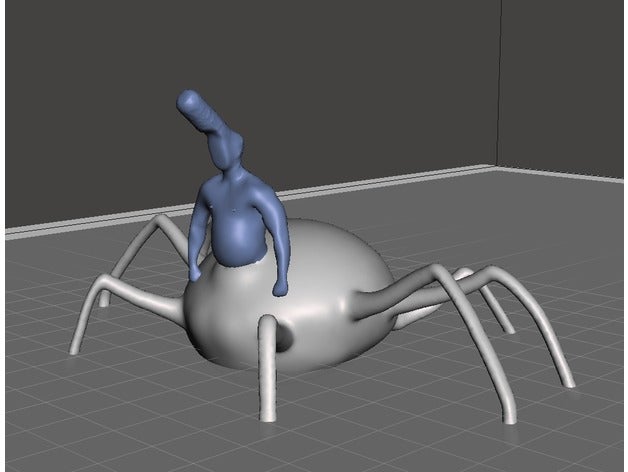 dude spider creatures 3D print model - Mito3D